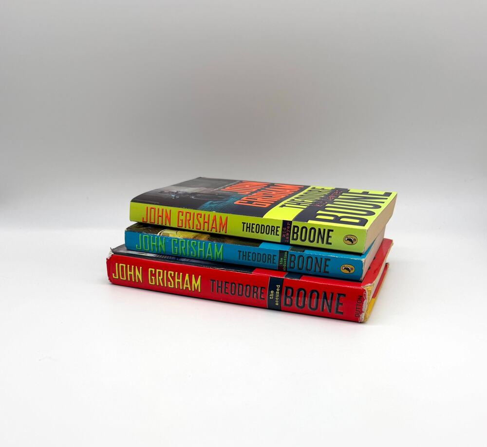 John Grisham Theodore Boone 3 Book Lot Kid Lawyer Abduction Accused YA Series
